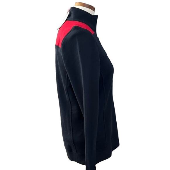 NWT Vineyard Vines Shep Shirt Quarter Zip S Black Red Pullover Classic Preppy - Picture 8 of 15
